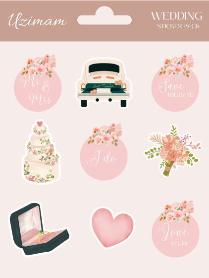 wedding stickers