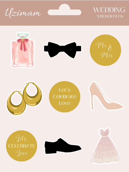 wedding stickers