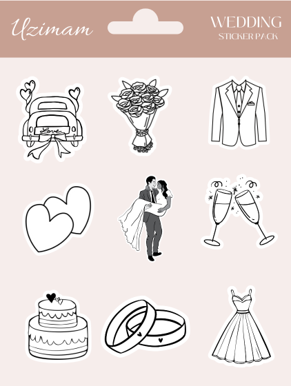 wedding stickers